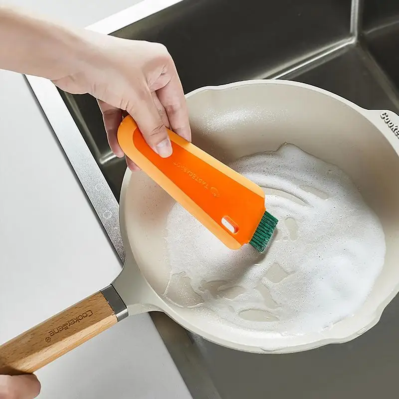 

Small Squeegee Easy Decontamination Hob Blades Scraper Household Daily Necessities Multifunctional Squeegee With Bristles