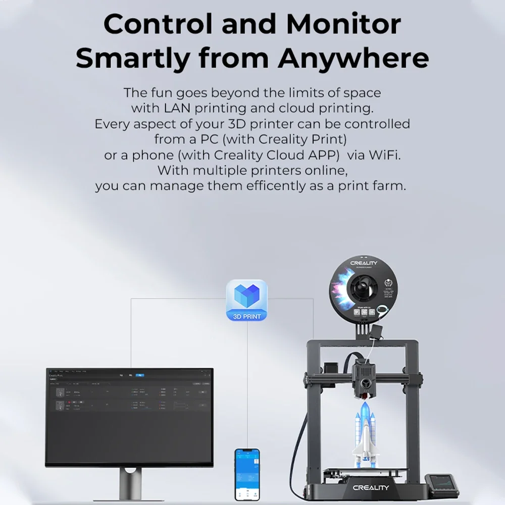 Creality Ender-3 V3 KE 3D принтер высокоскоростная печать серии Ender Модернизированный Smart OS