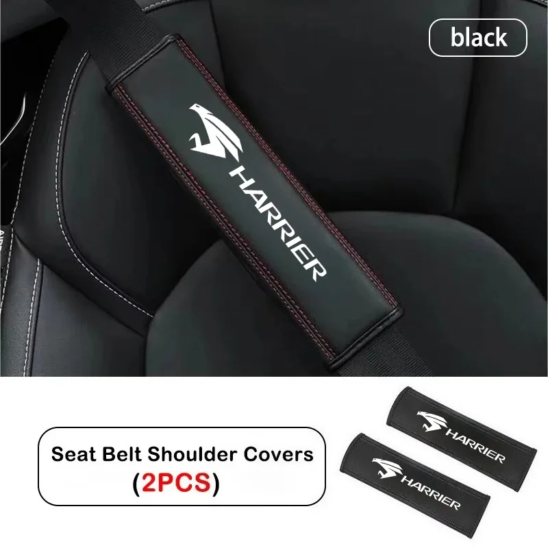 

2 шт. автомобильный ремень безопасности кожаный ремень безопасности наплечный чехол для Toyota Harrier Camry Corolla Rav4 Yaris Prius Hybrid