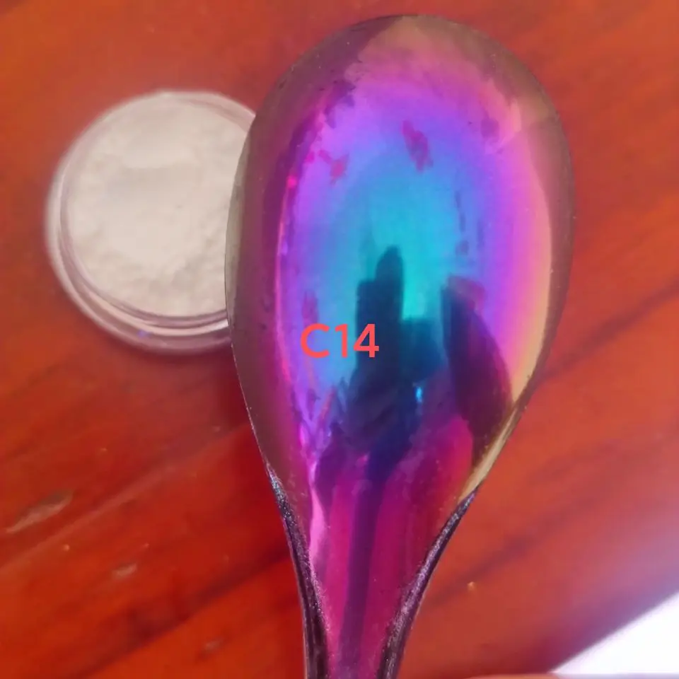 Флюоресцентный пигментный порошок C14 для автомобильной краски цвета хамелеон