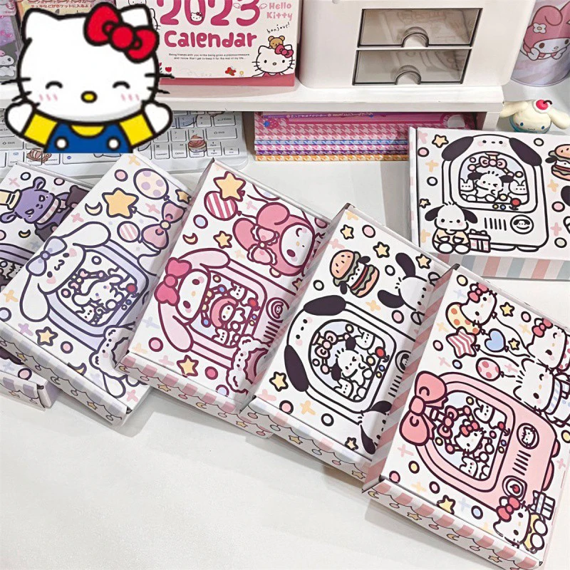 

Kawaii Sanrio Hello Kitty Cinnamoroll My Melody Kuromi Cartoon Storage Box Out of Card Airplane Box Cute Packing Box Gift Boxes