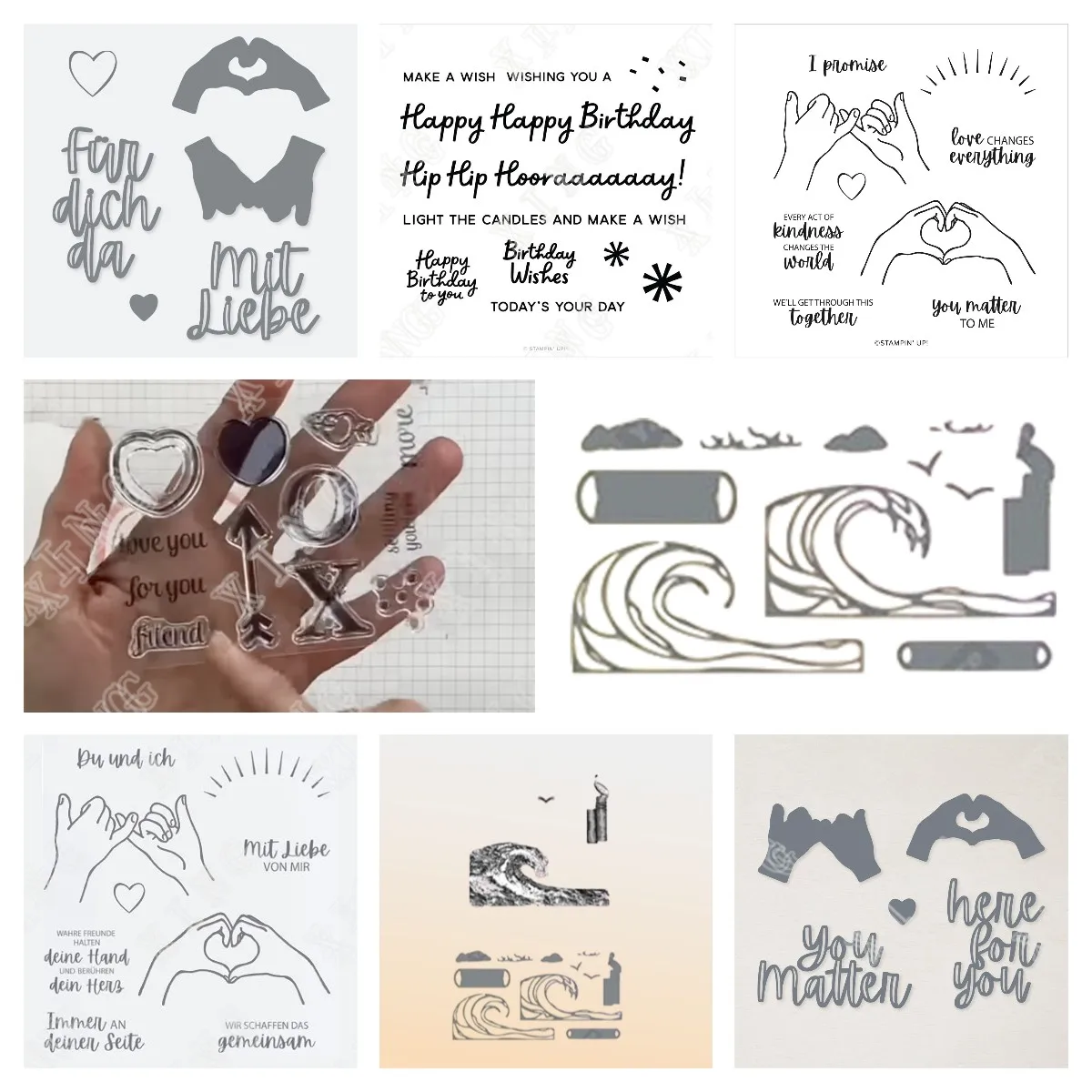 

Arrow Heart Birthday Wishes Show Love 2022 New Arrival Metal Cutting Dies Stamps Set Diy Paper Card Gift Scrapbooking Decoration