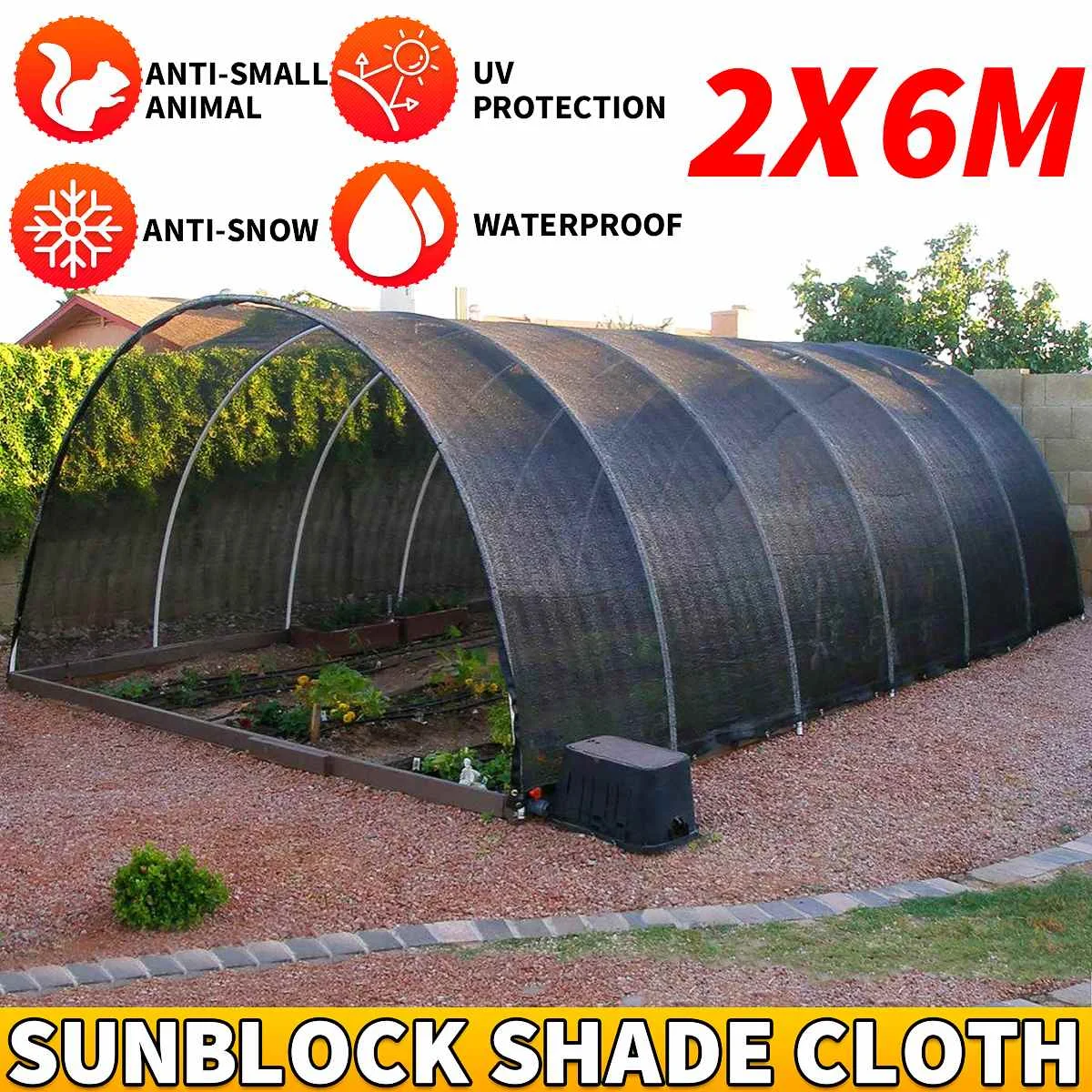 

Наружная сетка для защиты от УФ-лучей HDPE, Солнцезащитная сетка для теплиц, сетка для теплиц, цветочных растений, фотопокрытие, Солнцезащитна...