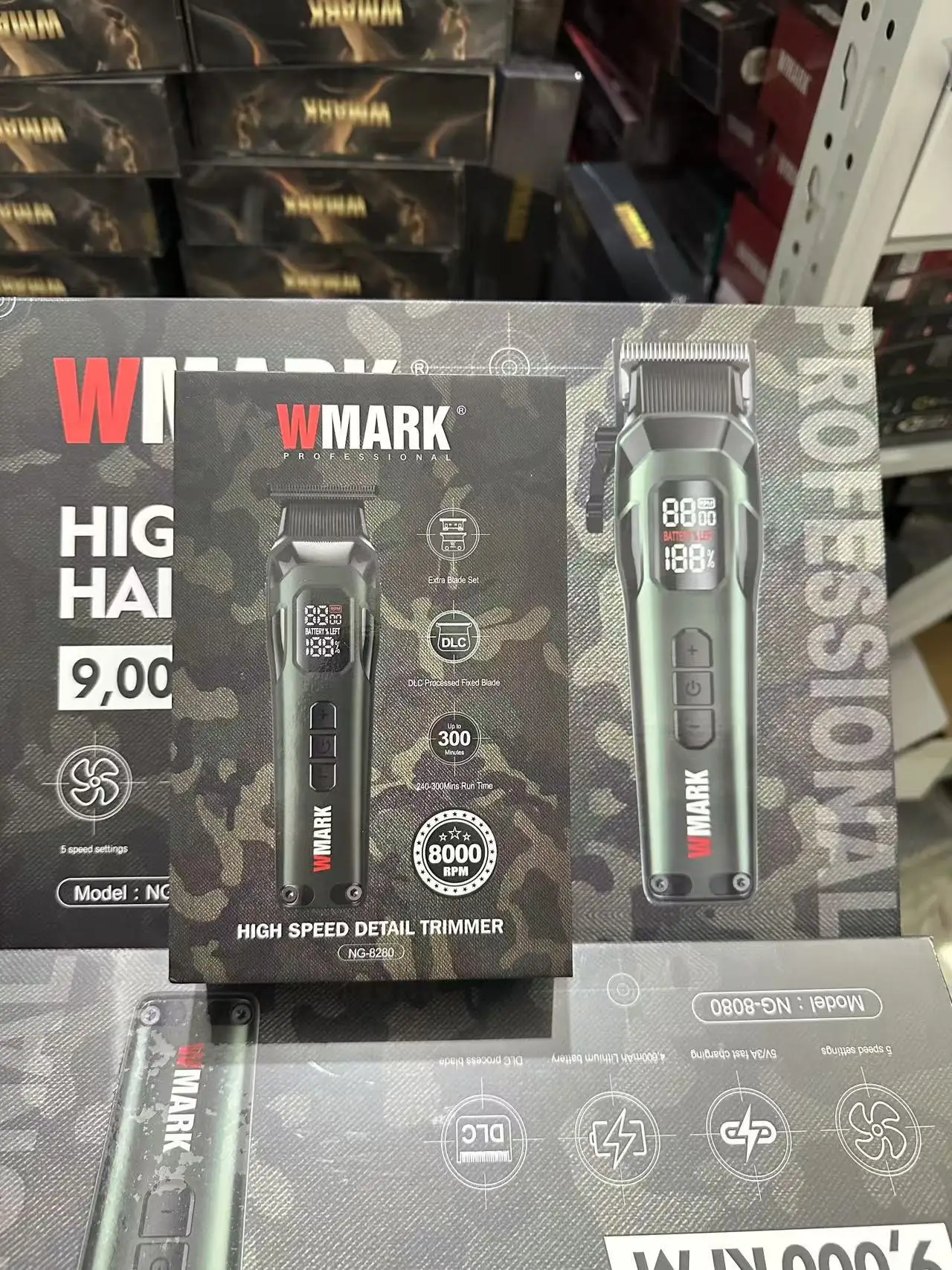 Новые мужские машинки для стрижки волос NG-8080 8280 WMARK можно регулировать до 9000