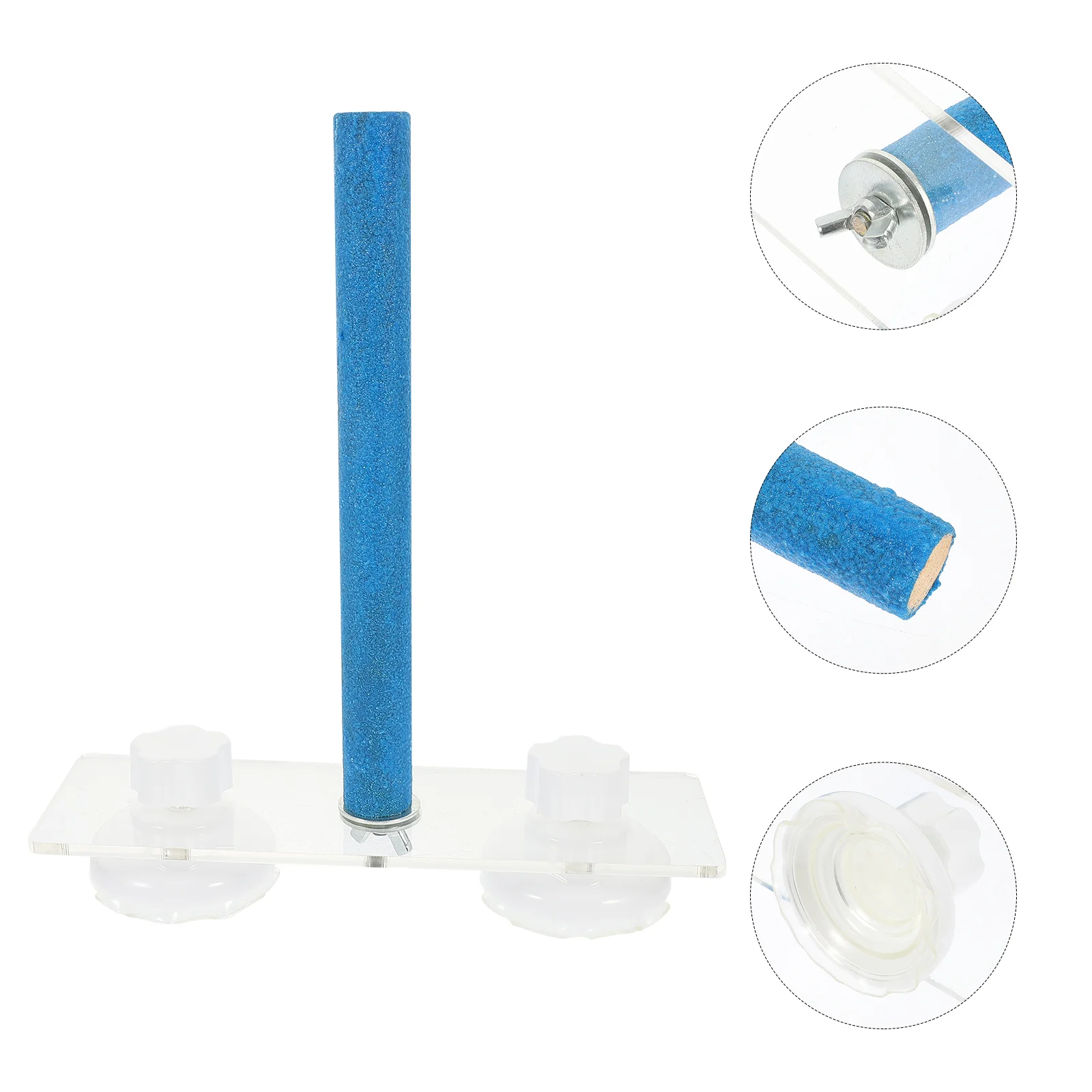 

Perch Bird Parrotstanding Rod Birds Bath Cockatielsperches Plaything Cup Suction Cage Bar Stick Window