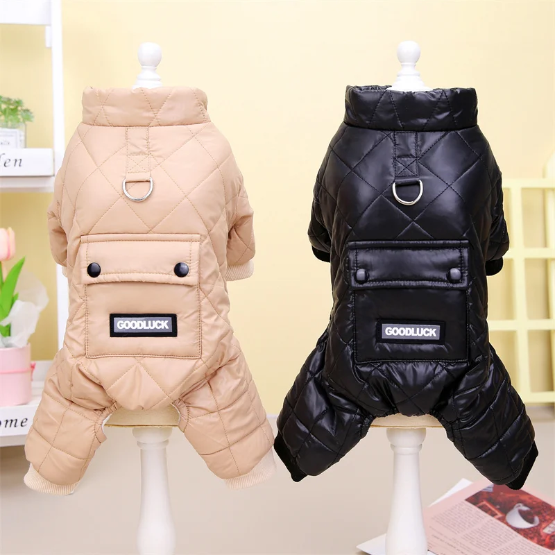 

B01 Dog Winter Coat Cotton Padded Jacket for Cat Cold Weather Coats Warm Vest for Pet Dog Cat Overcoat