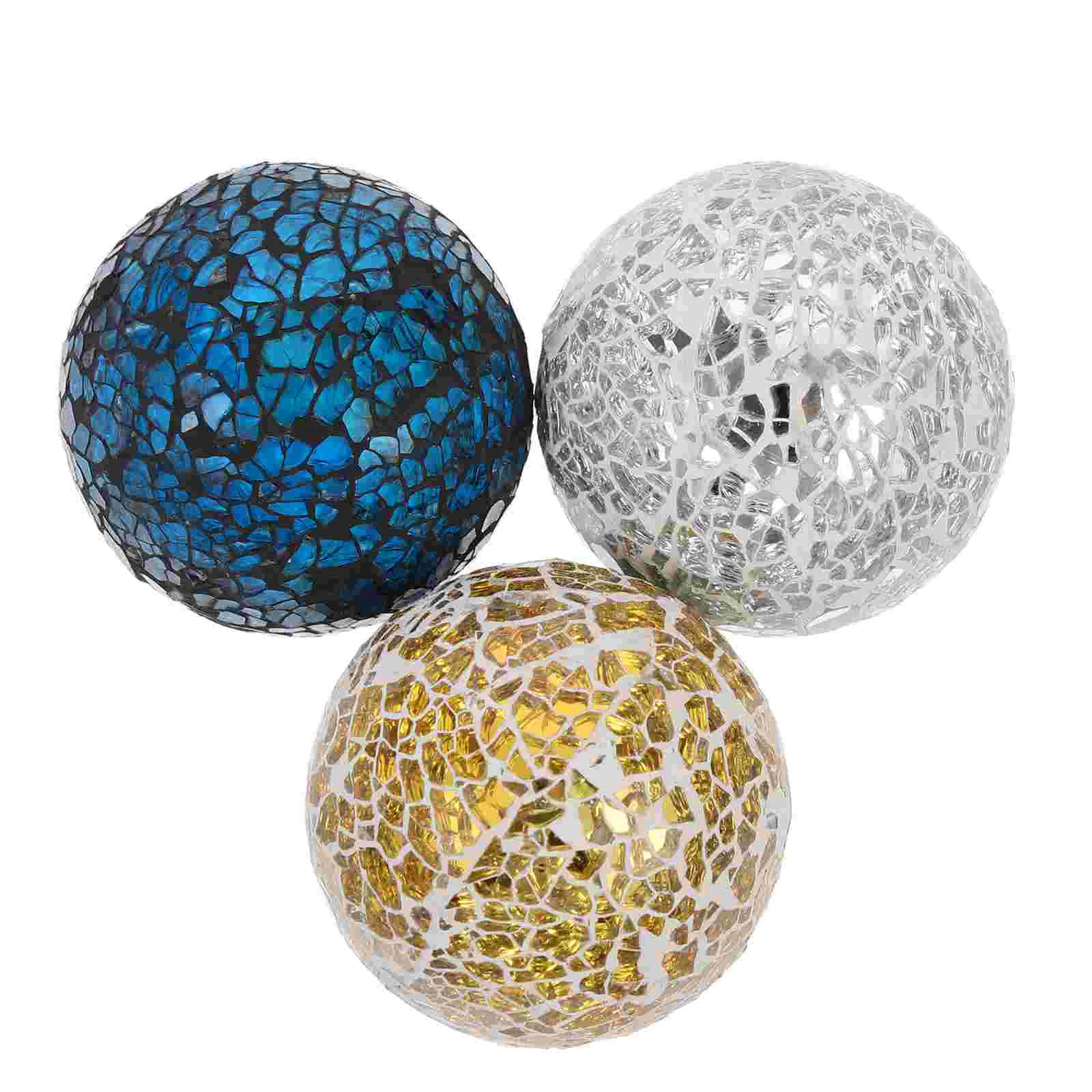 

Balldecorative Mosaic Sphere Filler Disco Mirror Orbs Hanging Bowl Centerpiece Table Gazing Party Decor Ceramic Cracked Vase