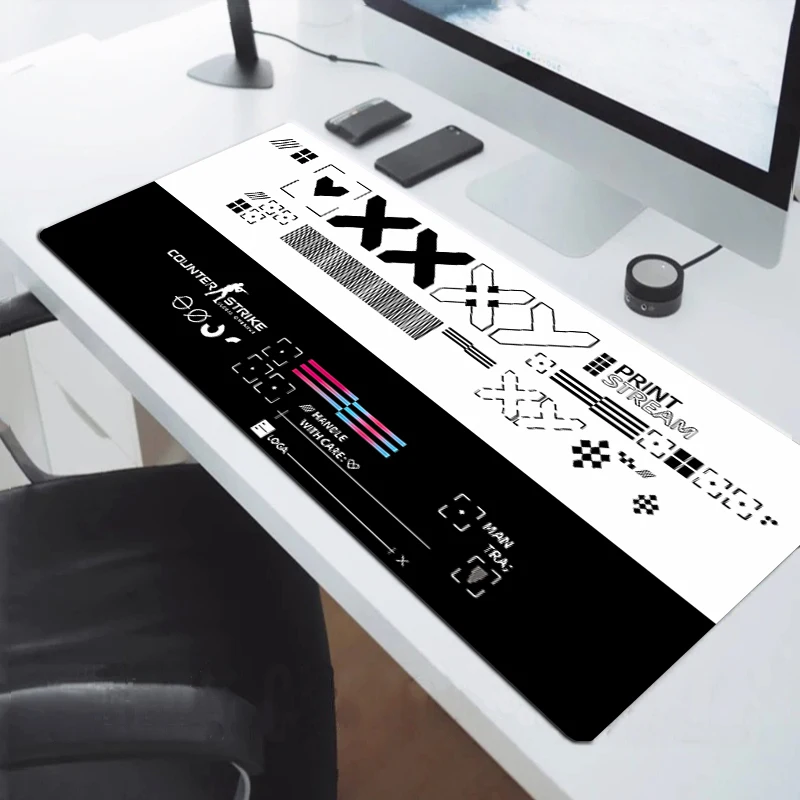 

Xxl Mousepad Gaming Keyboard Pad CS GO Mouse Mats Gamer Pc Accessories Non-slip Mat Deskmat Mausepad Cabinet Mause Laptops Pads