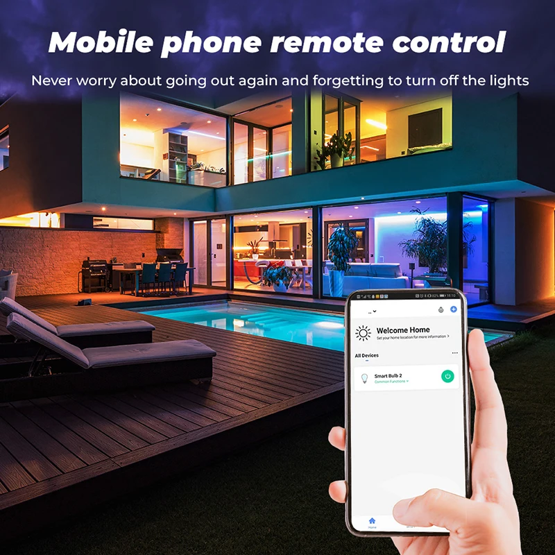 

Dimmable Wifi Led Bulb Compatible With Alexa Google Home 5w Smart Led Bulb Voice Control Smart Home Smart Lamp