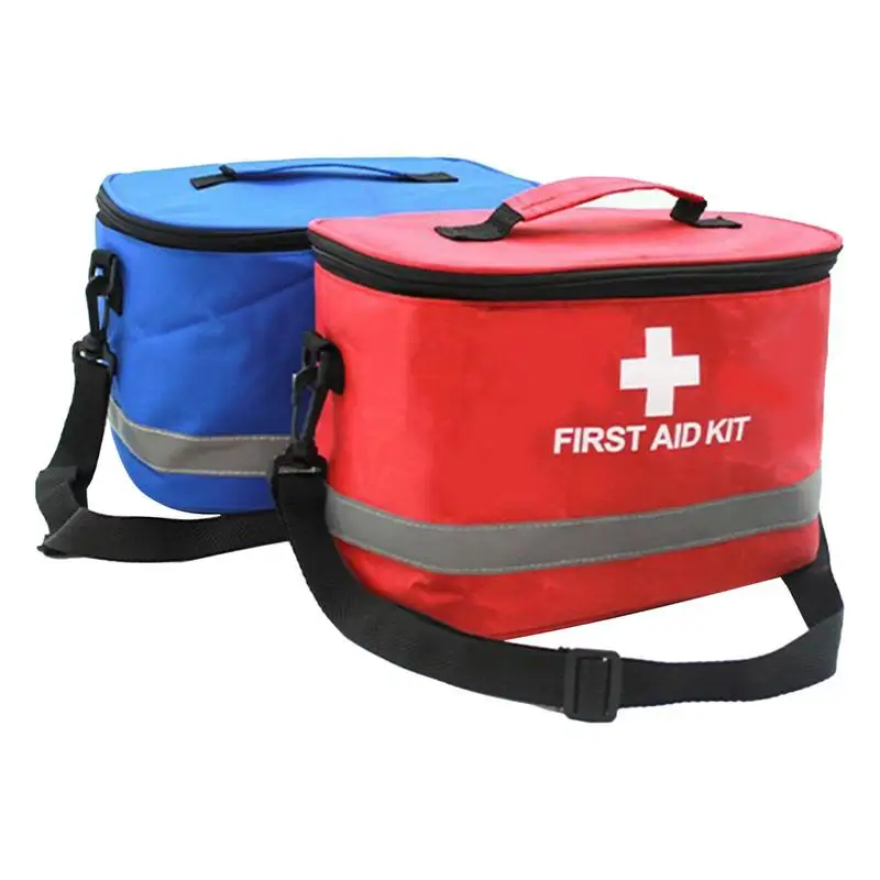 

Aid Bag First Responder Storage 1St Aid kit Fully Stocked Ems Trauma Bag Empty Medication Storage Bag for Chest Seals Bleeding