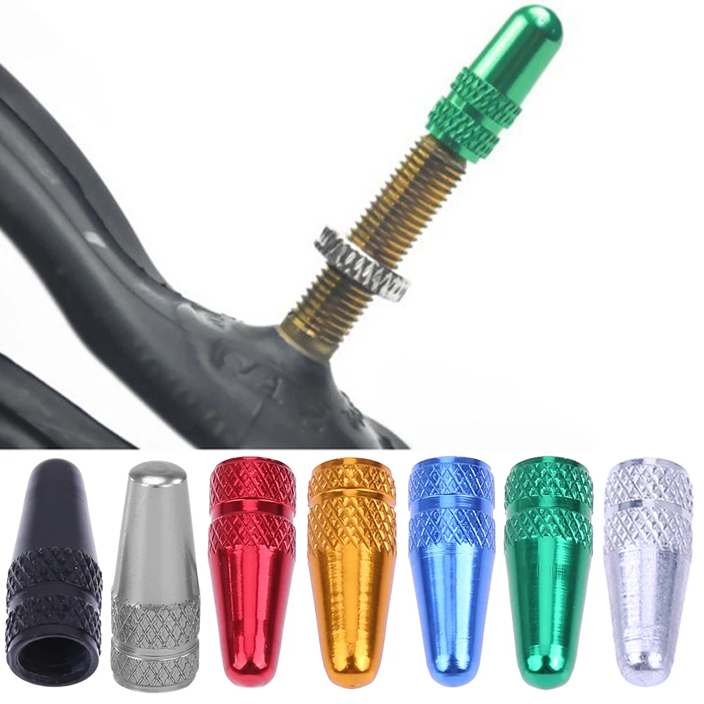 

5pcs Bicycle Pressure Valve Caps Presta MTB Road Bike Tire Nipple Caps Dust Cover Aluminium Bicycle Valve Caps Bike Spare Parts