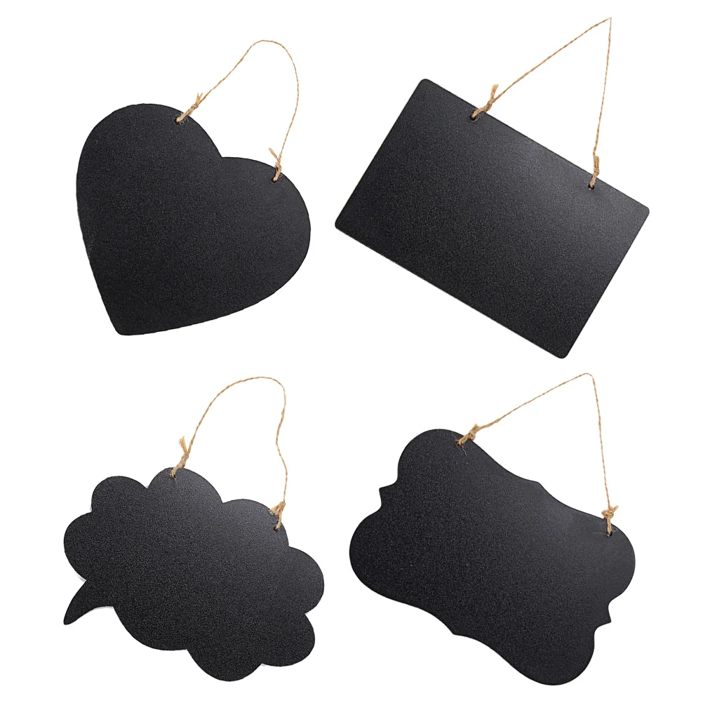 

Blackboard Sided Chalkboards Message Ouble Tag Double Board Ornament Decoration