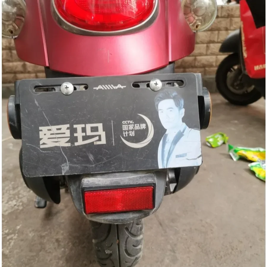 Универсальные красные пластиковые отражатели для мотоциклов Harley Honda Suzuki Yamaha Cruiser