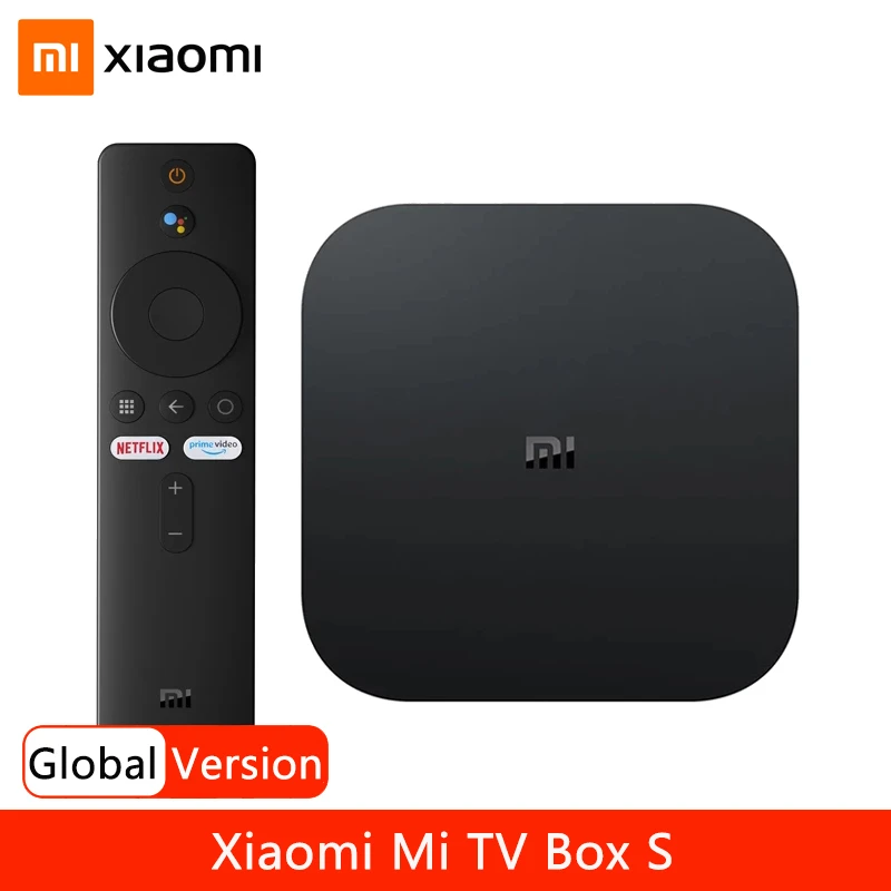 

Xiaomi Mi TV Box S 4K HDR Android 8.1 2G+8G WIFI BT 4.2 Streaming Media Player YTB Google Cast IPTV Box Global Version Rushed
