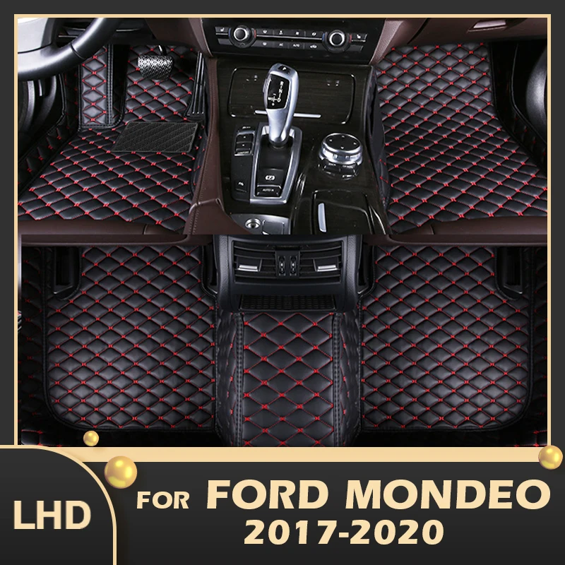 

Car Floor Mats For Ford Mondeo 2017 2018 2019 2020 Custom Auto Foot Pads Automobile Carpet Cover Interior Accessories