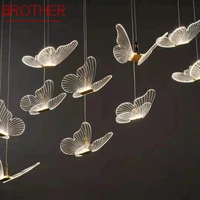 brother modern landscape atmosphere lamps indoor butterfly for home wedding decoration led string light
