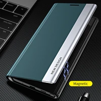 magnetic leather flip cover for huawei p30 p40 mate 20 30 40 pro lite honor9c honor10 lite p smart 2020 phone case coque fundas