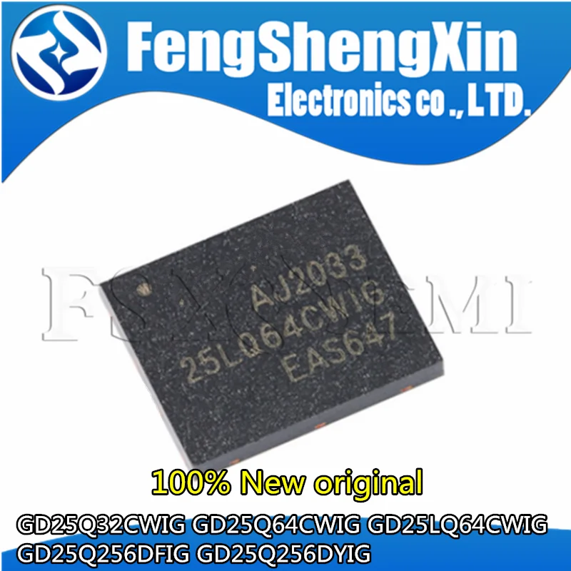 

10pcs GD25Q32CWIG 25Q32CWIG GD25Q64CWIG 25Q64CWIG GD25LQ64CWIG 25LQ64CWIG GD25Q256DFIG 25Q256DFIG GD25Q256DYIG 25Q256DYIG