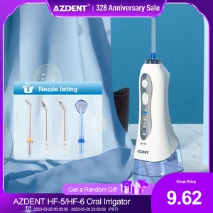 Портативный ирригатор для полости рта с 5 наконечниками