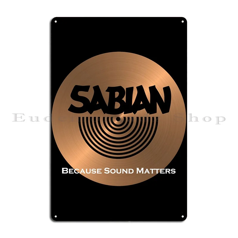 

Металлический плакат Sabian