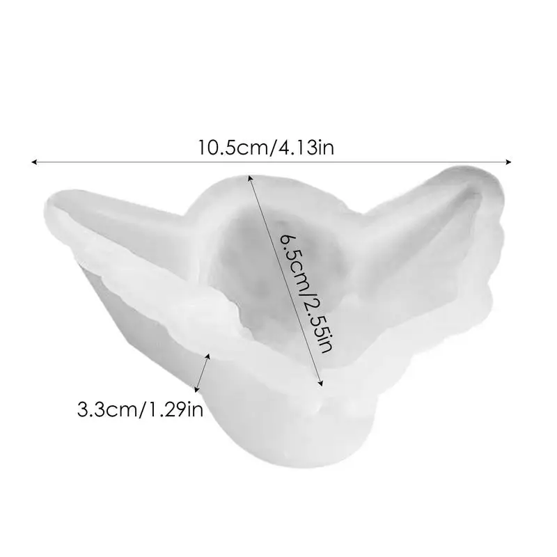 Симпатичная силиконовая форма для свечей в виде маленького ангела 3D DIY мыло
