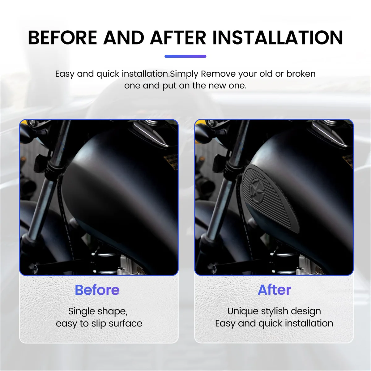 1 пара мотоциклетных тяговых накладок на бак боковая газовая наколенница защита