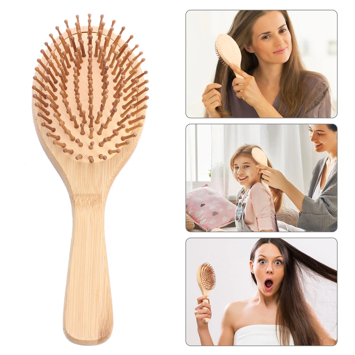

Hair Comb Brushwooden Antistatic Scalp Styling Head Antihairbrush Washing Cushion Air Natural Roller Accessories Hairdressing