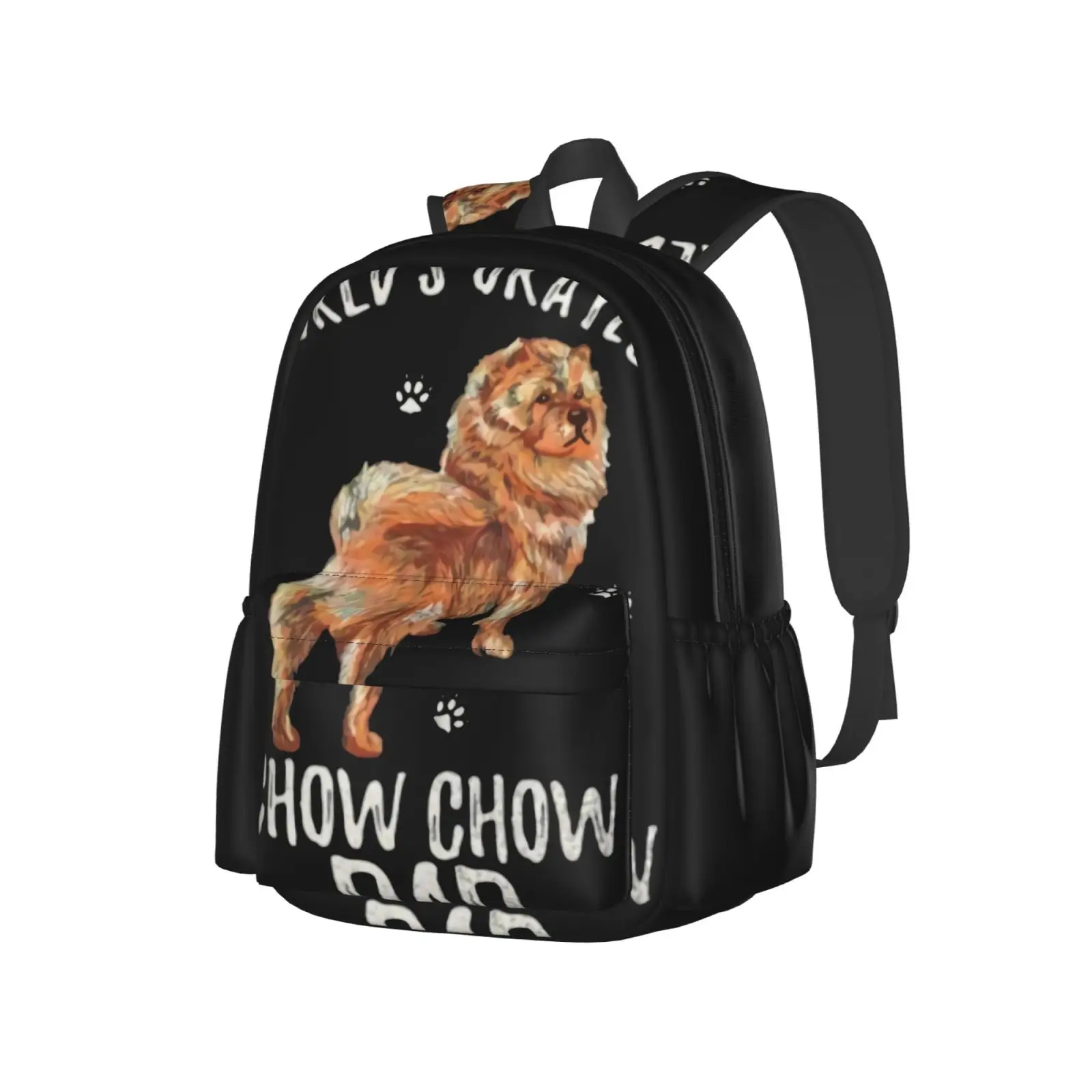 

Worlds Okayest Chow Chow Dad Dog Men's Bag Fabric Bags Bag String Backpack Anime Bag Pouch Children's Fabric Bag Backpack Sack