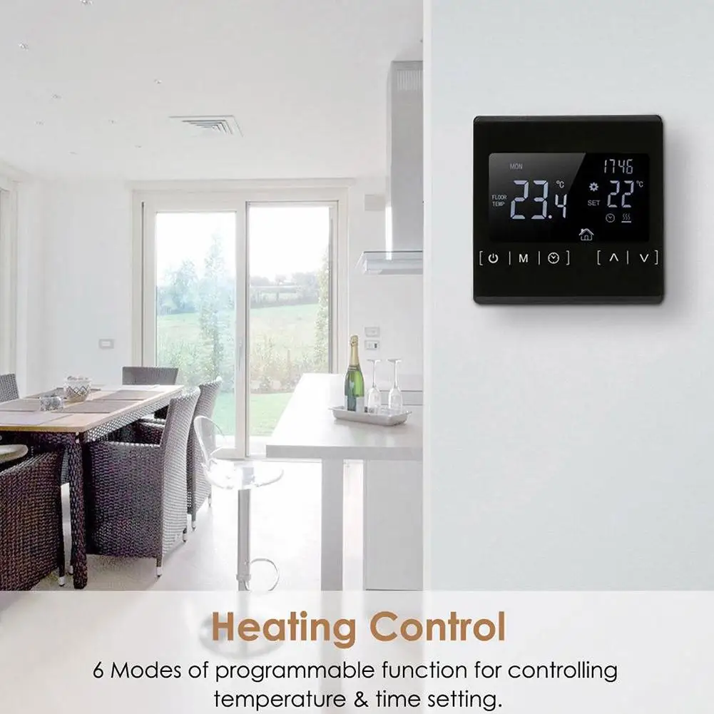 

Home Thermoregulator Warm Floor Thermostat For Electric Heating Temperature Controller Gas Boiler O4e5