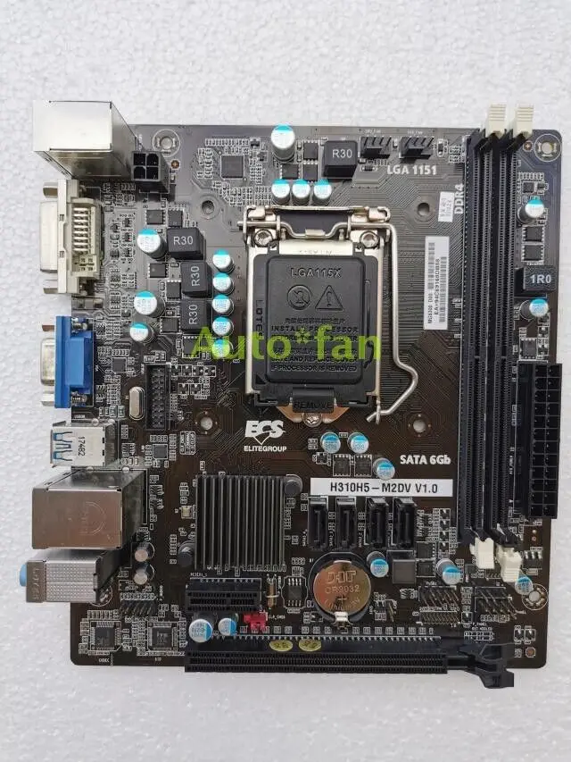

For ECS H310H5-M2DV M-ATX Mainboard LGA1151 VGA+DVI DDR4 16G Support 9100F 9100