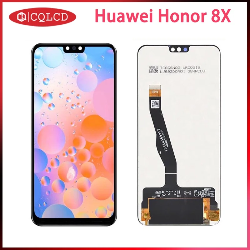 

ЖК-дисплей 6,5 дюйма для Huawei Honor 8X, сменный сенсорный экран с дигитайзером для Honor 8X, дисплей с искусственными элементами