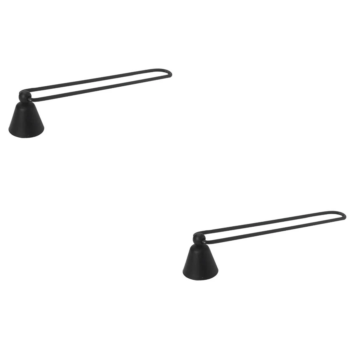 

Snuffer Wick Extinguishertool Cover Aromatherapy Trimmer Flame Metal Suppressor Dipper Stainless Decorative Birthday Black Steel