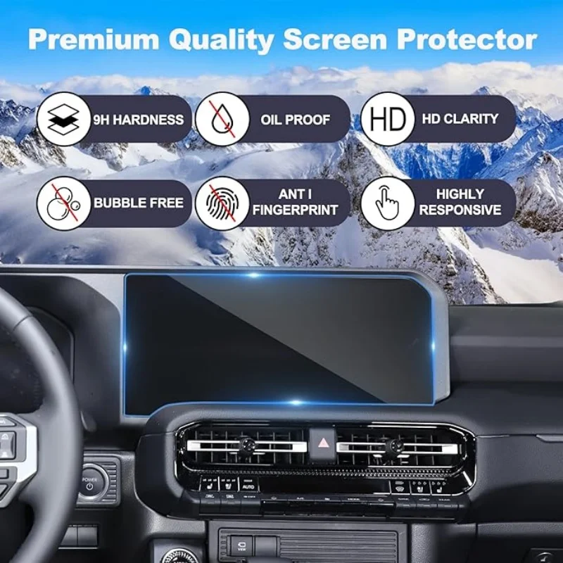 

9-дюймовая навигационная защитная пленка из закаленного стекла для сенсорного экрана для Toyota Land Cruiser Prado 250 J250 LC250 2024 2025