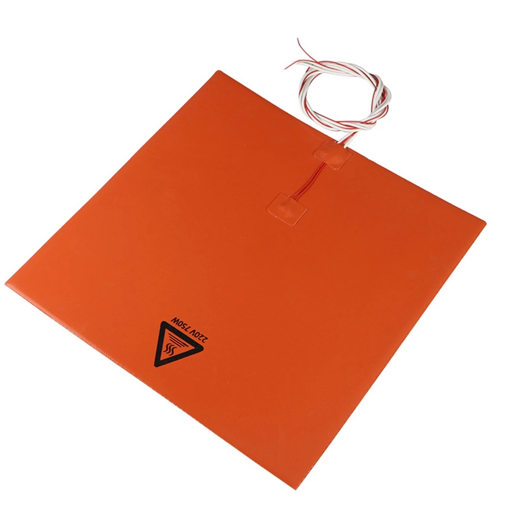 

750 Вт 220 В силиконовая Подогреваемая грелка для 3D-принтера-10 310x310 мм