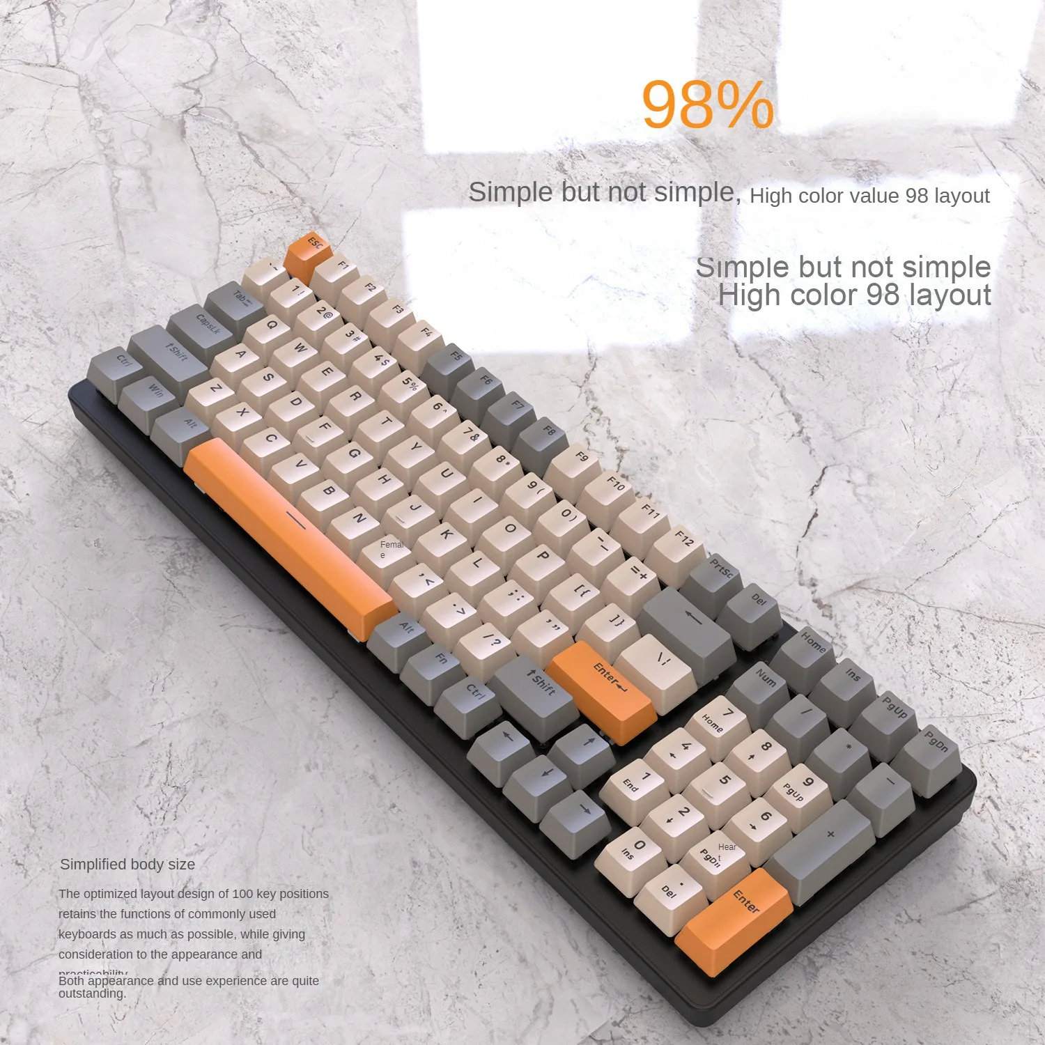 

K6 Bluetooth Three-Mode Mechanical Keyboard, Hot-Swappable 98: The Ultimate Gaming Experience Unleashed