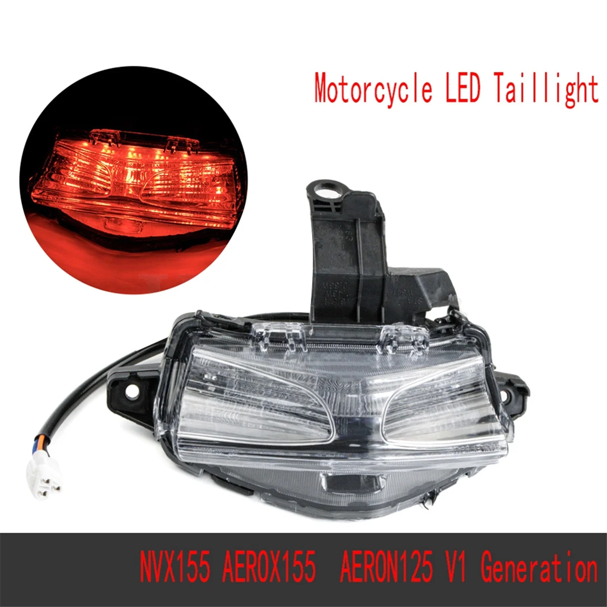 Светодиодный задний фонарь для мотоцикла поворотник со встроенным сигналом YAMAHA