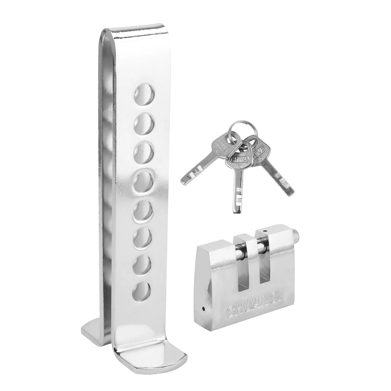 

1 Pc Car Brake Peddle Brake Pedal Lock Stainless Steel Clutch Lock Clutch Lock Holes Brake Clutch Lock