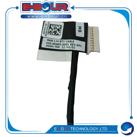 Соединительный кабель аккумулятора для Latitud 3510 3410 E3510 E3410 0W7KC0 450.0KA05.0031 Адаптер аккумулятора ноутбука Гибкий провод Кабель Новый