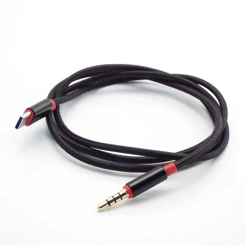 Аудиокабель-адаптер типа C на 3 5 мм для USB Type-c Разъем наушников Aux 1 м Провод