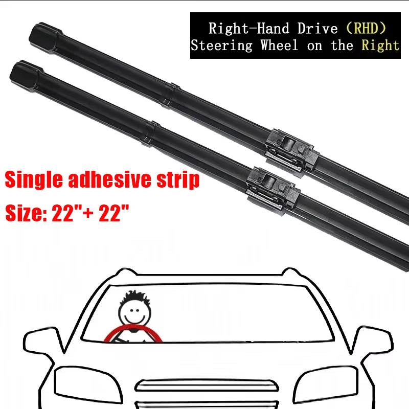 

Щетка стеклоочистителя автомобиля для Mercedes Benz C Class W205 2015 ~ 2021 C180 C200 C220 C250, двойная резиновая полоска, щетка для чистки, аксессуары