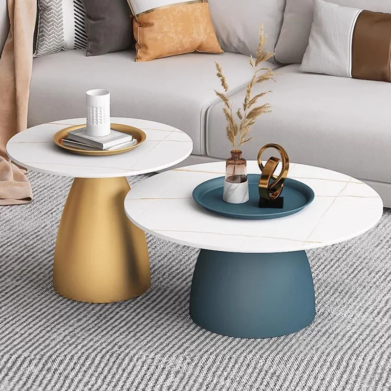 Эстетический приставной столик премиум-класса металлический диван в