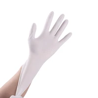 100pcs white nitrile gloves kitchen disposable synthetic latex gloves household kitchen cleaning gloves guantes de latex luvas