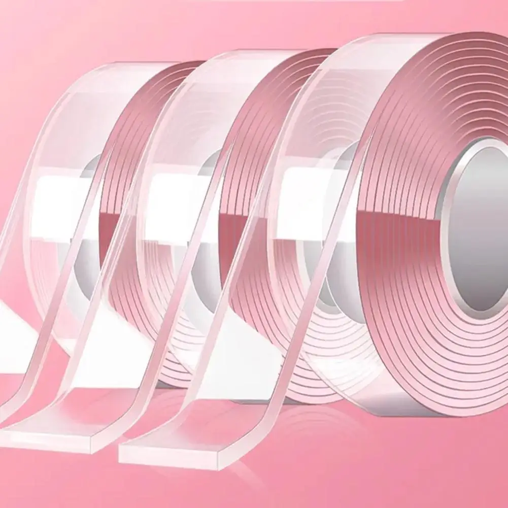 

1pc Glitter Bubble Blowing Double Sided Tape Strong Sticky Tape For Diy Craft Pinch Toy Making Reusable Clear Sticky Ball T Q1q0
