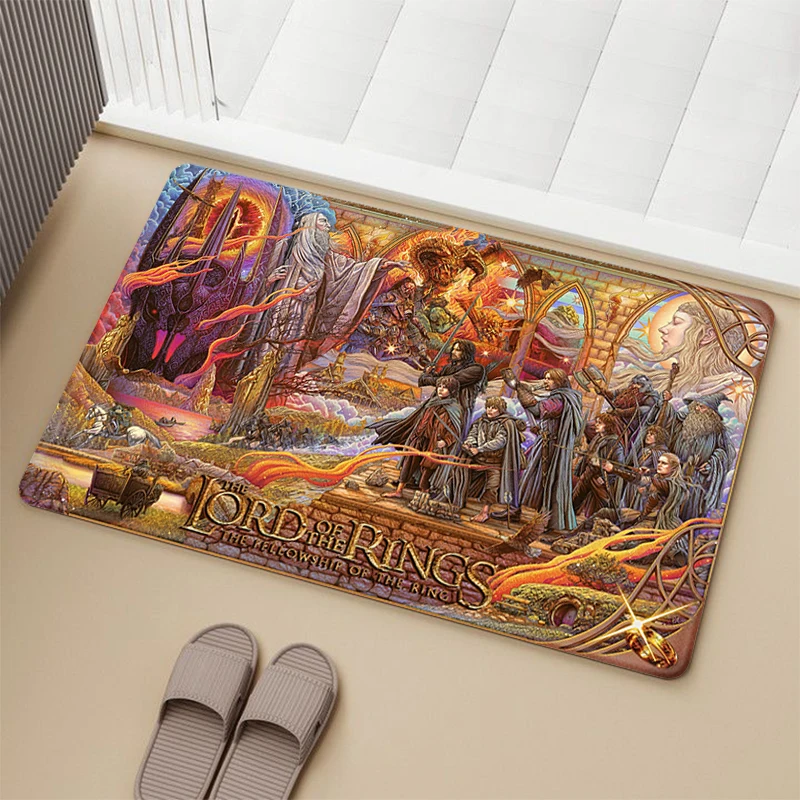 

Bathroom Foot Bath Mat for Hallway L-Lord of the Rings Carpets Prayer Rug Kitchen Carpet Home Room Mats Rugs Entrance Doormat