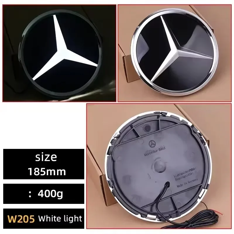 

Светодиодная эмблема-звезда на решетку радиатора для Mercedes-Benz (белый свет) c117 W204 W205 W213 W253 W166 W176 GLA GLAE