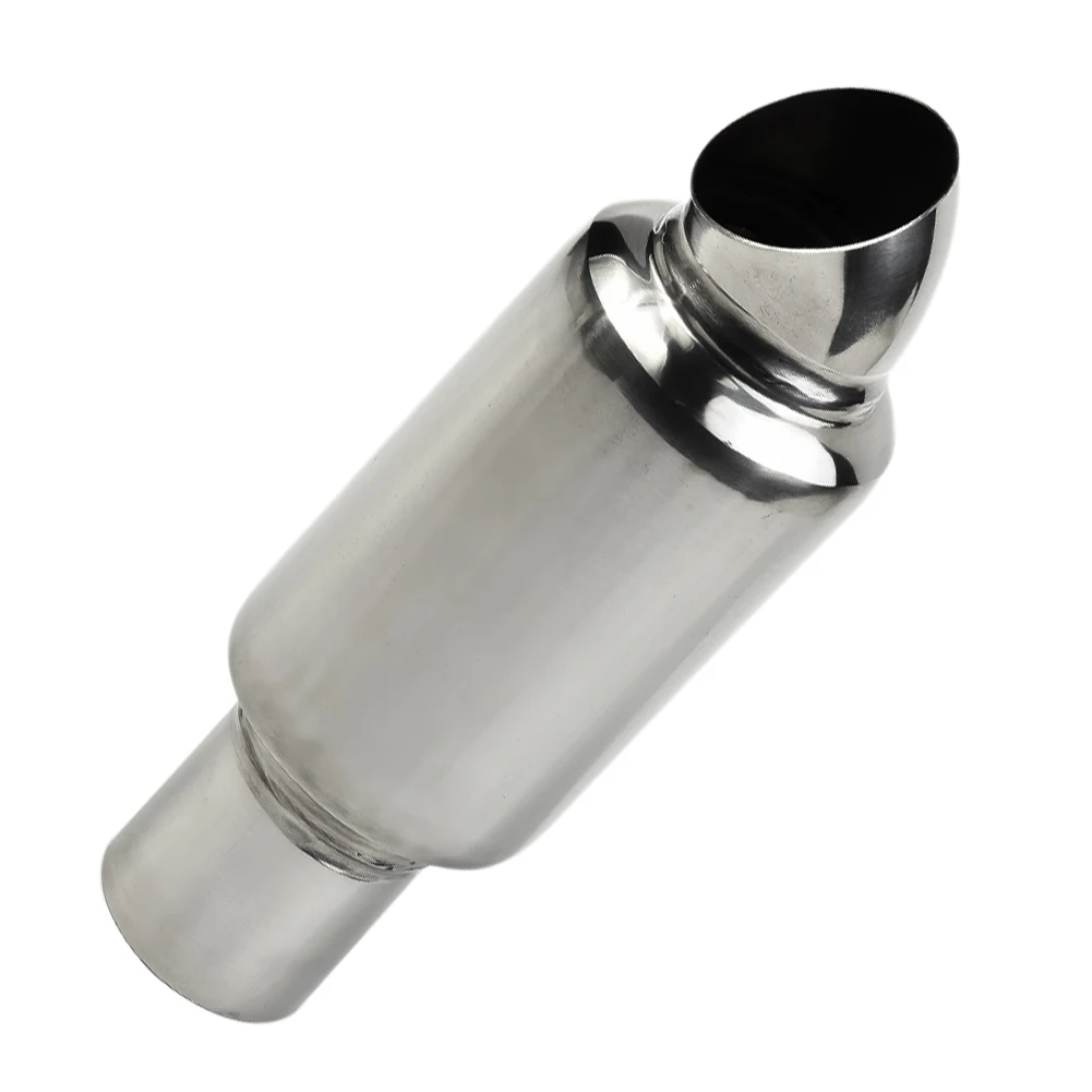 

Tuning Exhaust Muffle Pipe Decoration Sound Nozzle 51mm Stainless Steel Car Polished Replacement Downpipe Durable