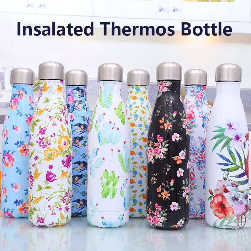 Thermal Mug Coke Shape Sport Water Bottle For Girls Women Va