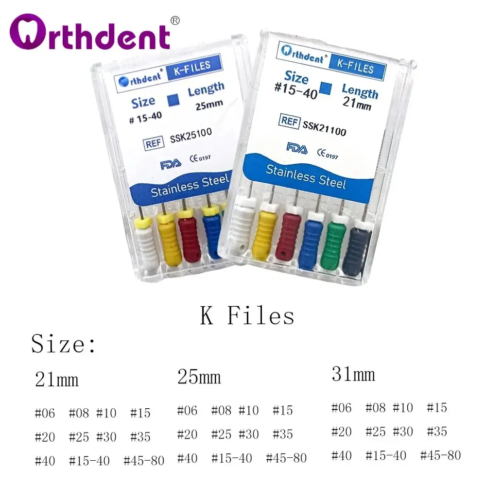 Orthdent Dental Endo Умные инструменты Высококачественные файлы корневых каналов из