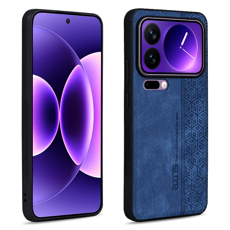Чехол для Xiaomi 17 Pro 5G, задняя крышка, противоударный матовый кожаный чехол, мягкий чехол для Xiaomi 17 Pro (art.: 3920d26ea7587) - 3920d26ea7587