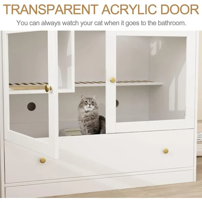 Мультяшная арена oculta con cajón и фистальная fugas lavadero casa madera para gatos